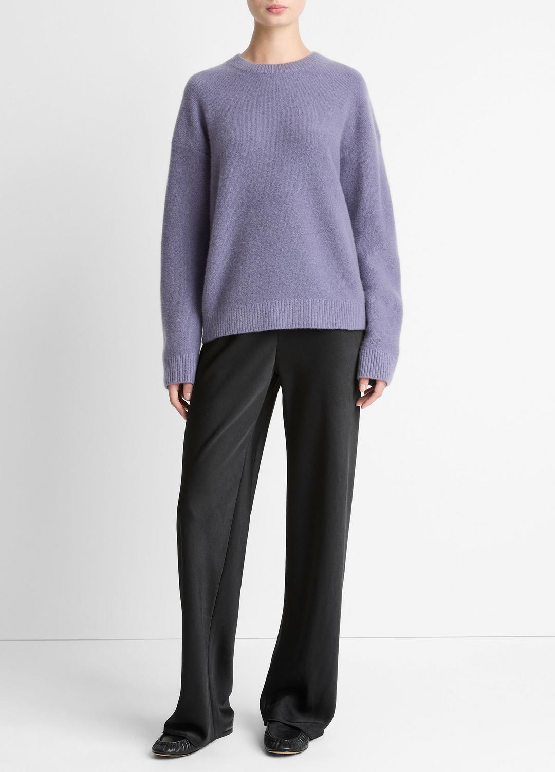 Plush Cashmere Crew Neck Sweater in Crew Neck