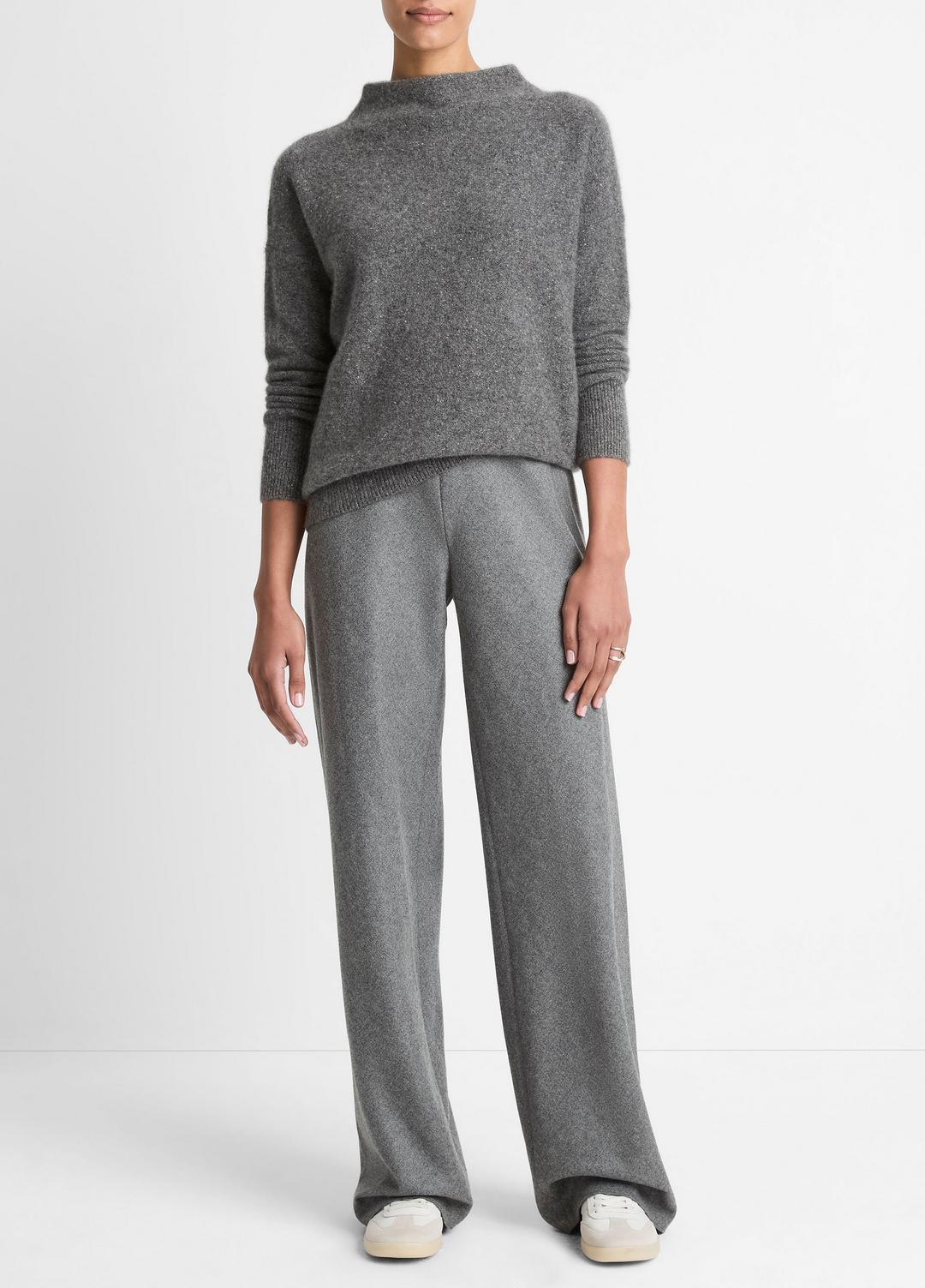 Donegal Cashmere Funnel-Neck Sweater in Turtleneck
