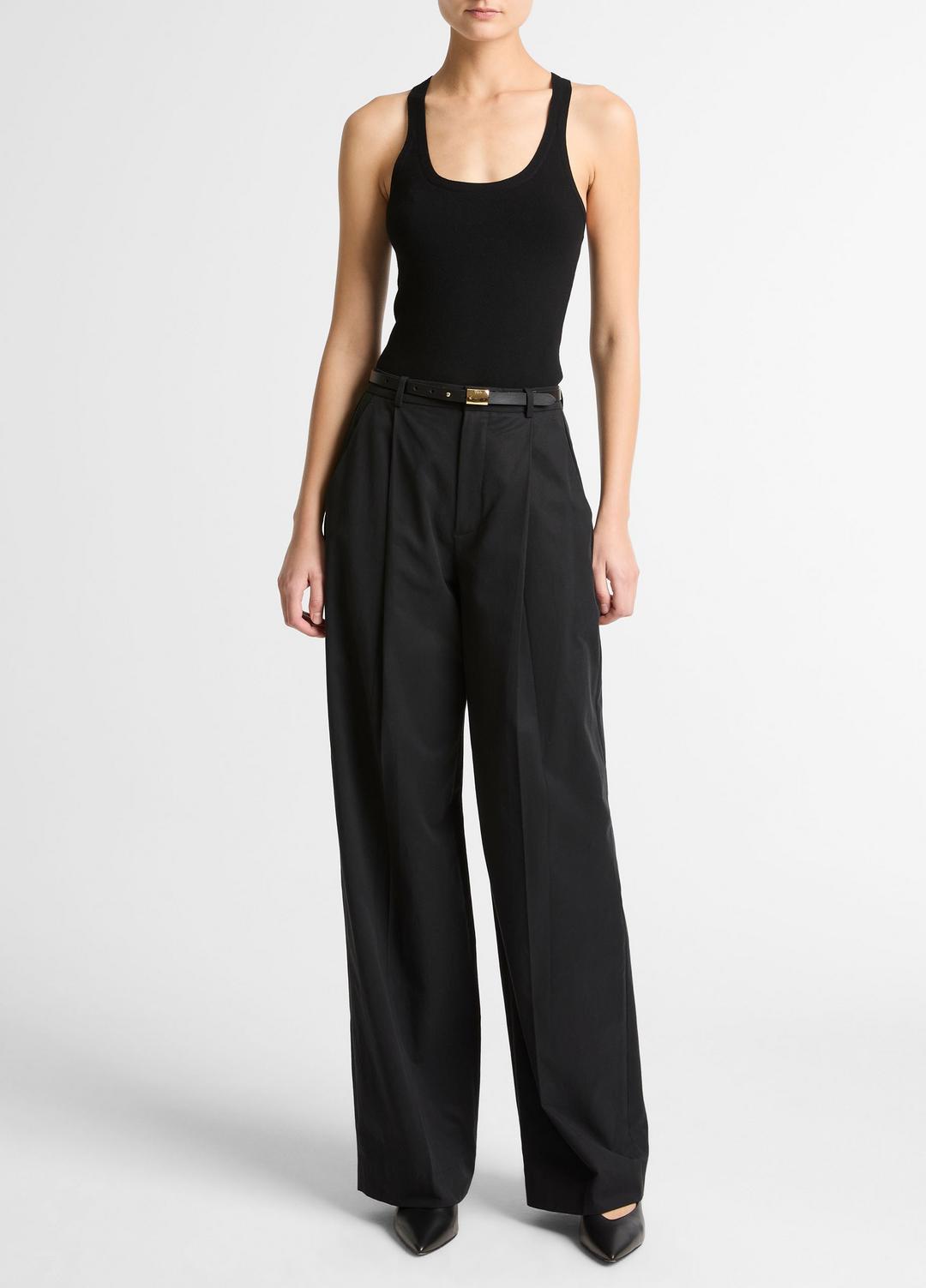 Milano-Stitch Scoop-Neck Sweater Tank in Tank Tops