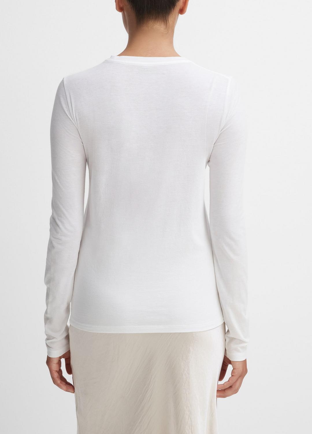 Essential Long Sleeve Crew Neck T-Shirt in Long Sleeve