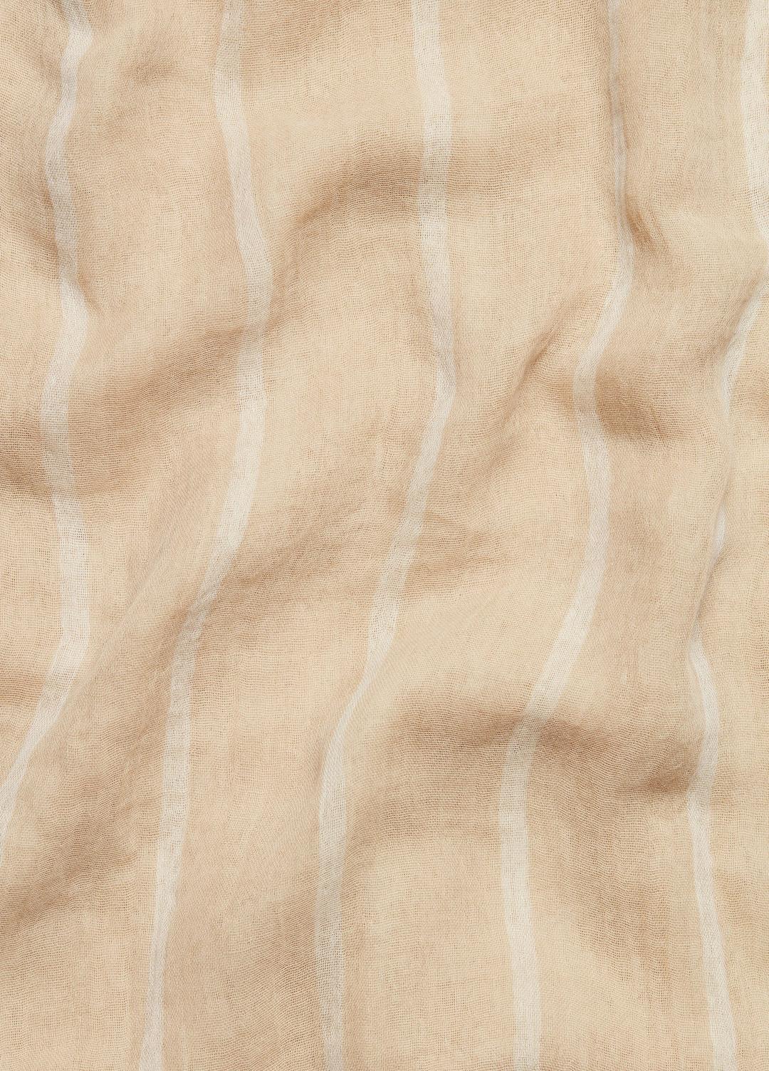 Cotton Gauze Awning Stripe Scarf in Scarves & Hats