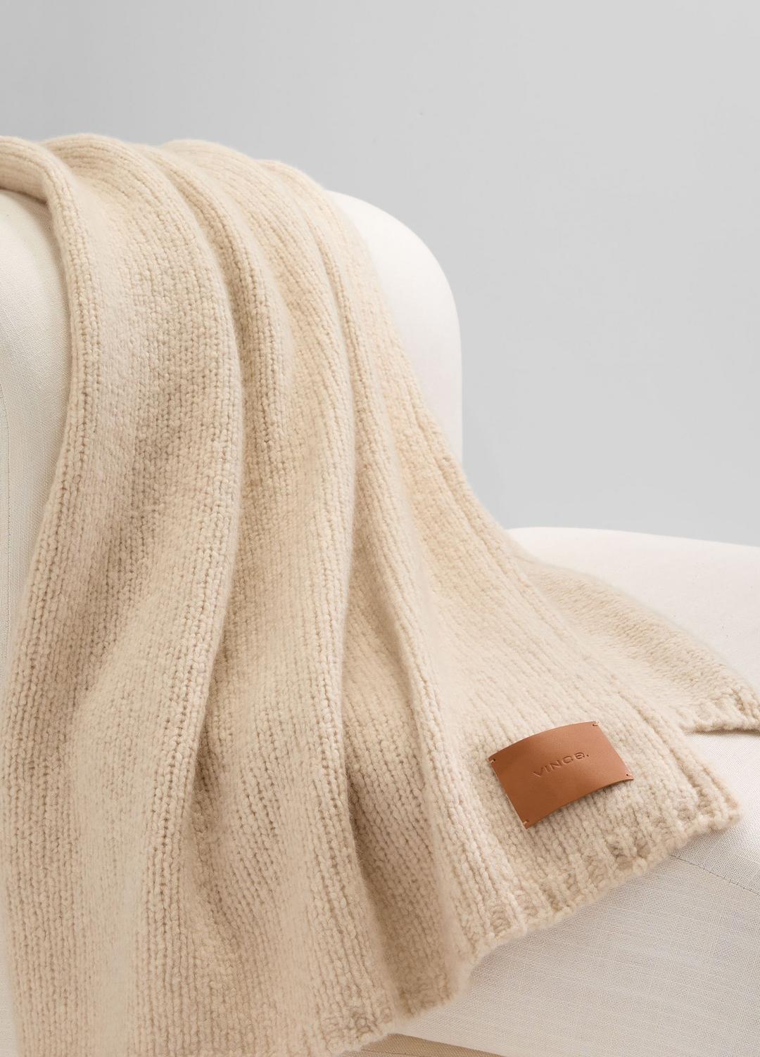 Cashmere-Silk Jersey Throw in Pillows & Blankets