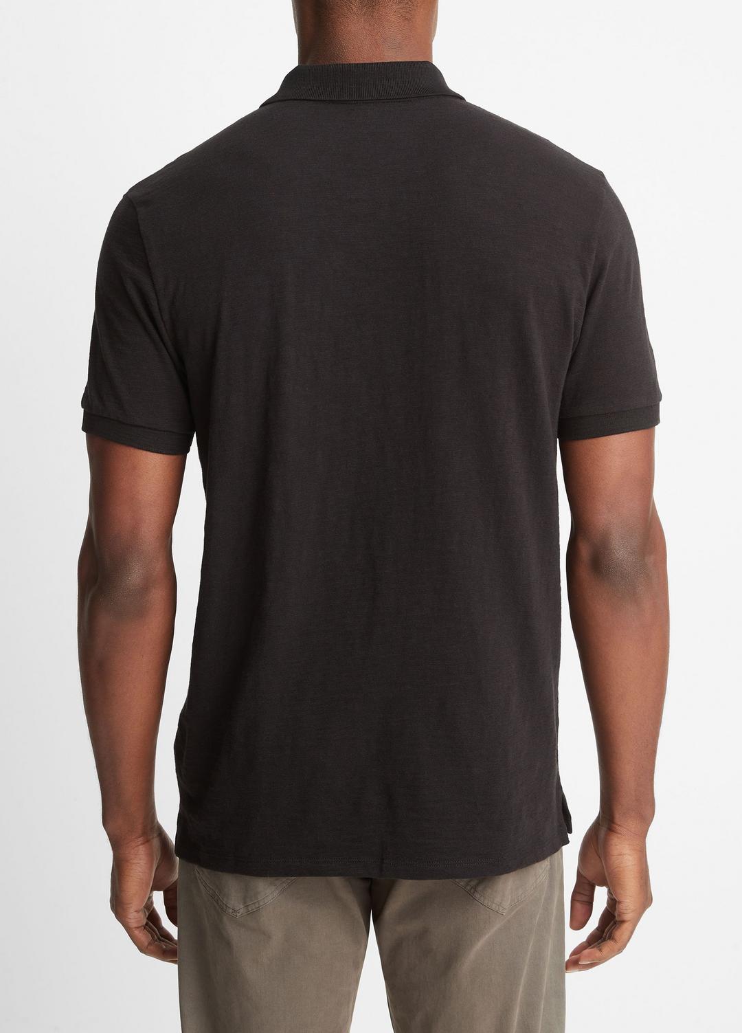 Classic Slub Polo Shirt in Henleys & Polos