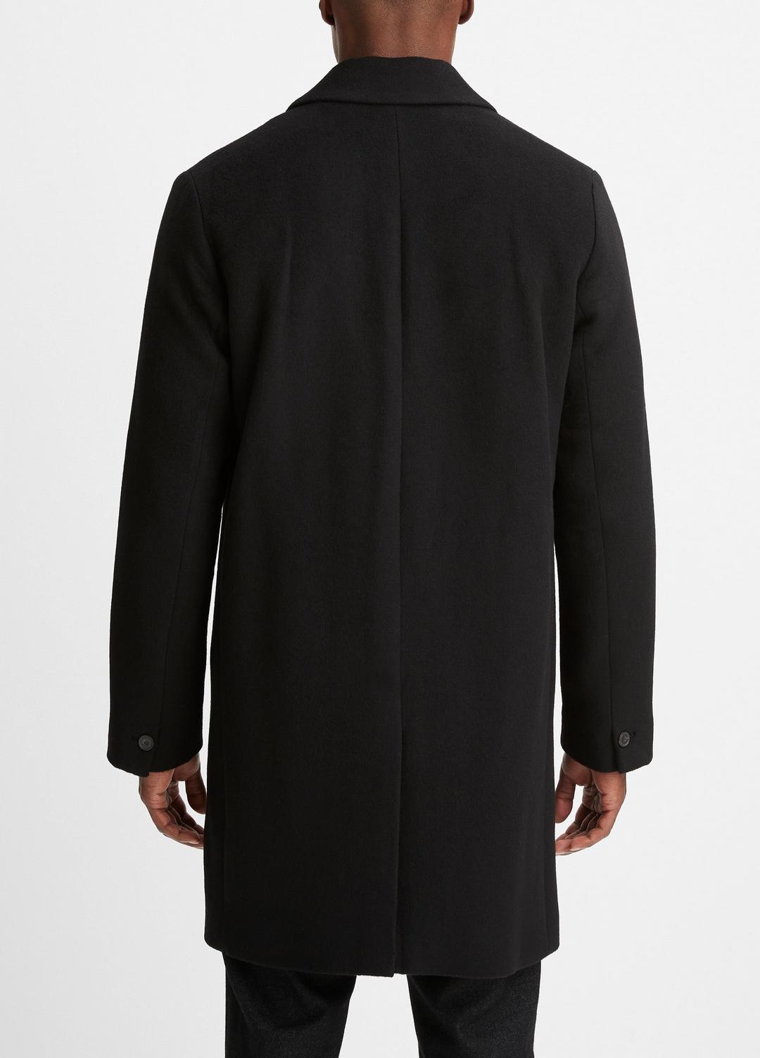 Classic Italian Wool-Blend Coat in Jackets & Outerwear