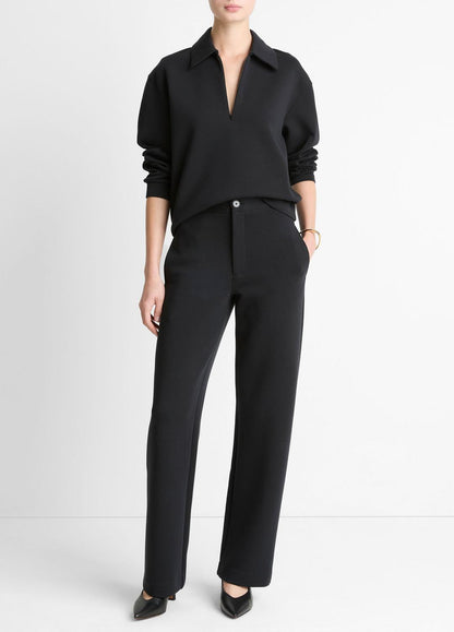 Cotton-Blend Trouser in Trousers