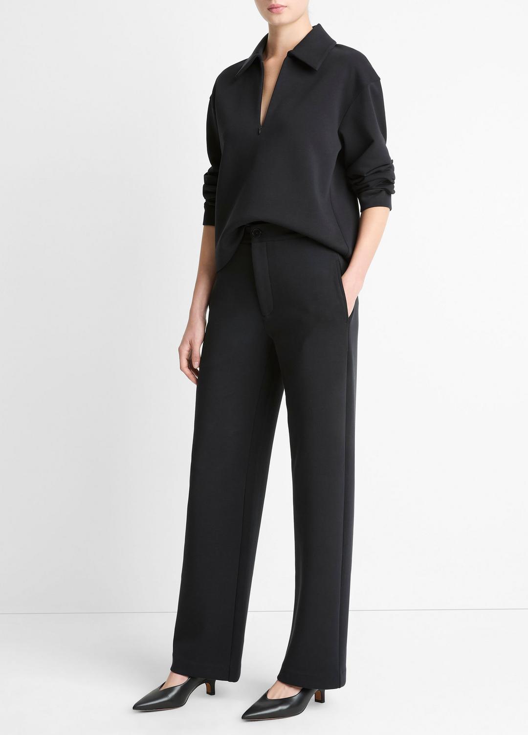 Cotton-Blend Trouser in Trousers