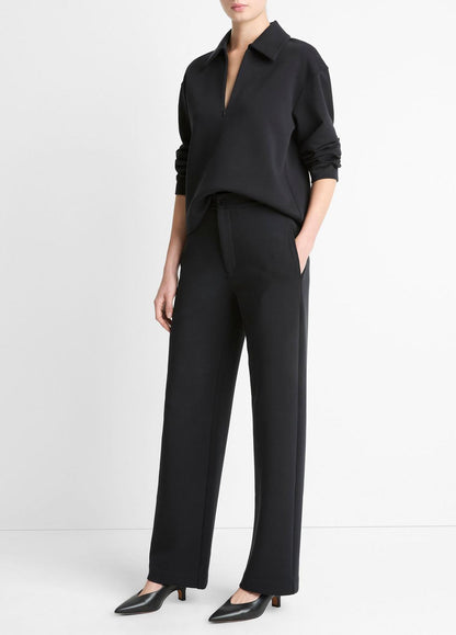 Cotton-Blend Trouser in Trousers