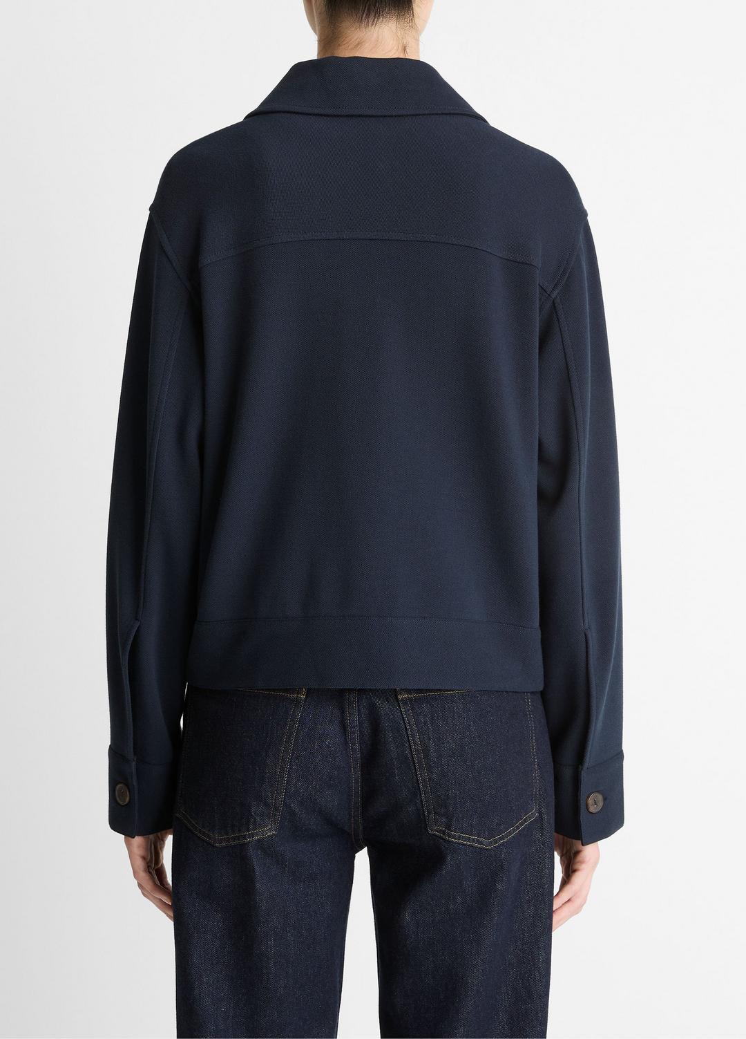 Double-Face Cropped Jacket in Jackets