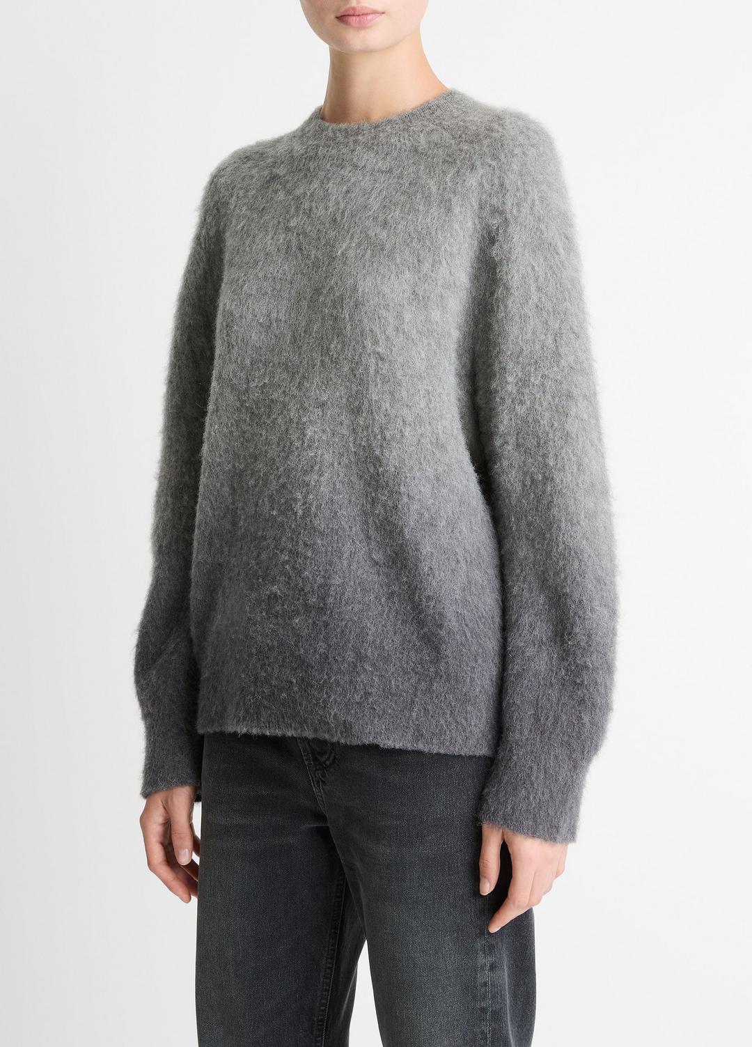 Ombré Alpaca & Wool-Blend Sweater in Crew Neck