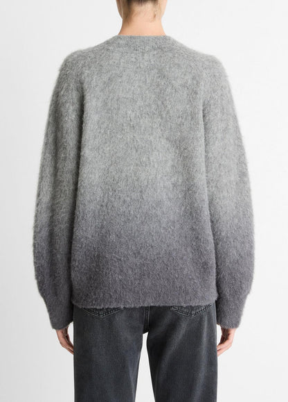 Ombré Alpaca & Wool-Blend Sweater in Crew Neck