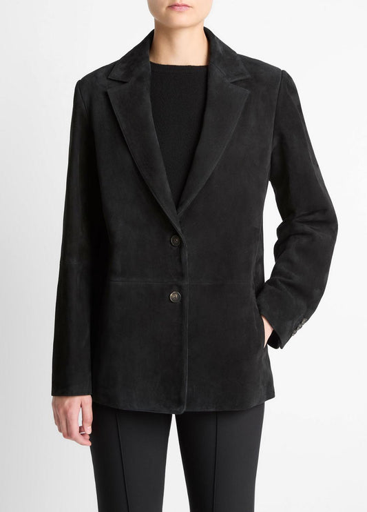 Suede Blazer in Blazers