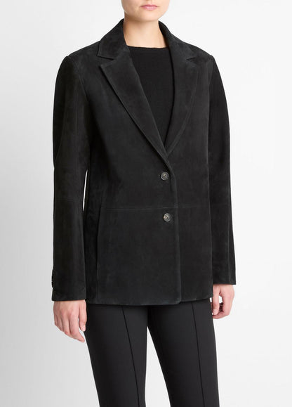 Suede Blazer in Blazers