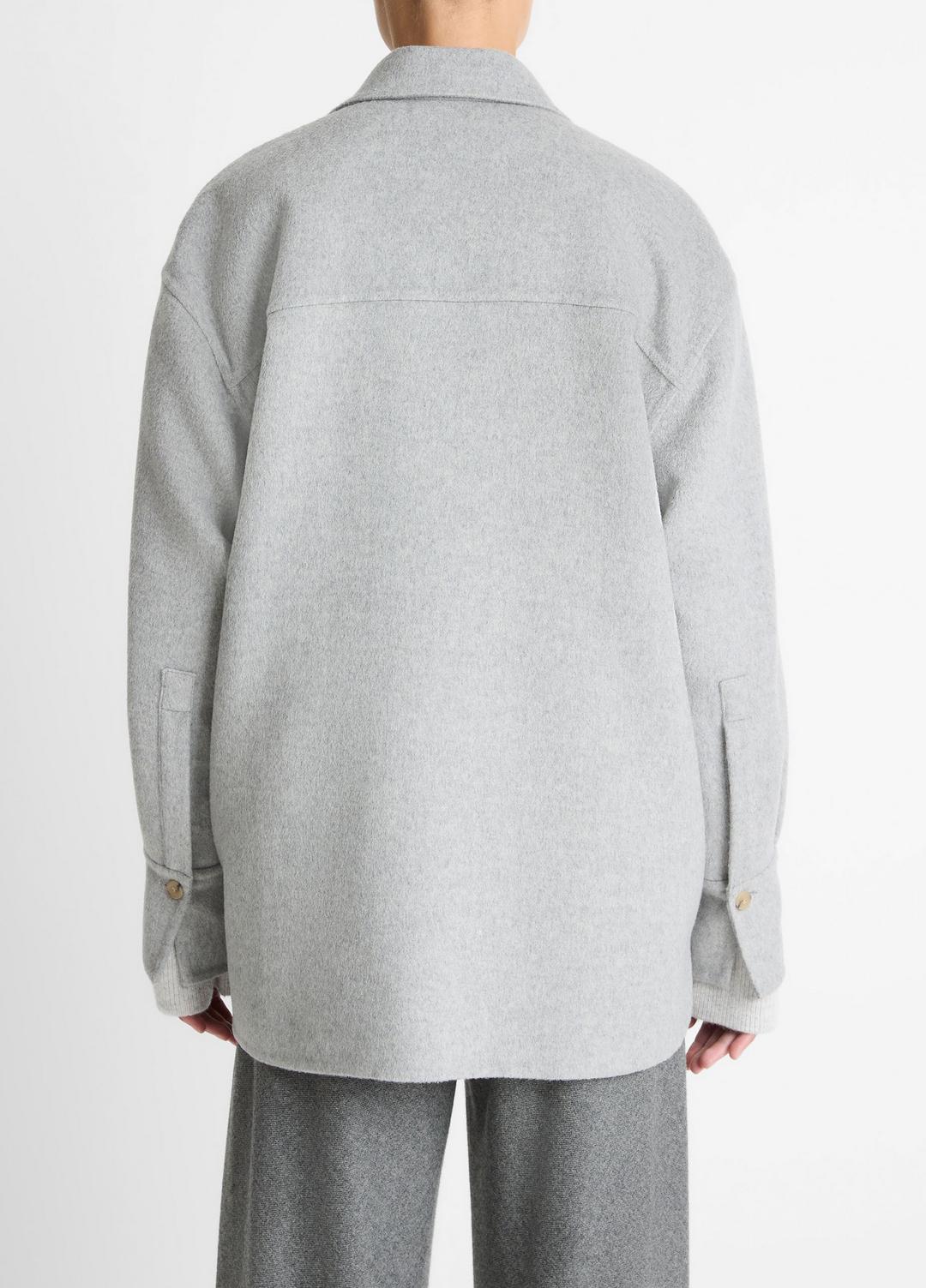 Double-Face Wool & Cashmere-Blend Shirt Jacket in Jackets