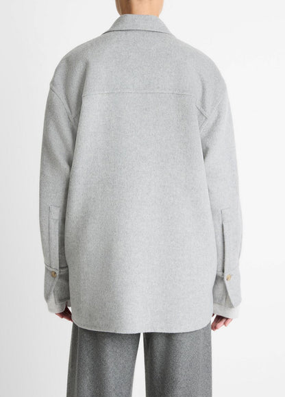 Double-Face Wool & Cashmere-Blend Shirt Jacket in Jackets