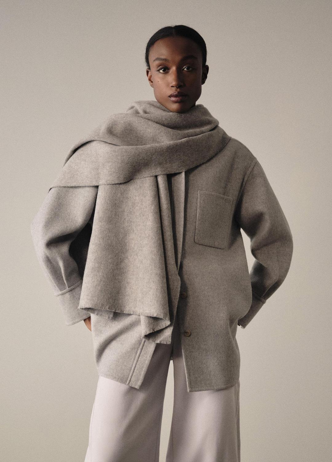 Double-Face Wool & Cashmere-Blend Shirt Jacket in Jackets
