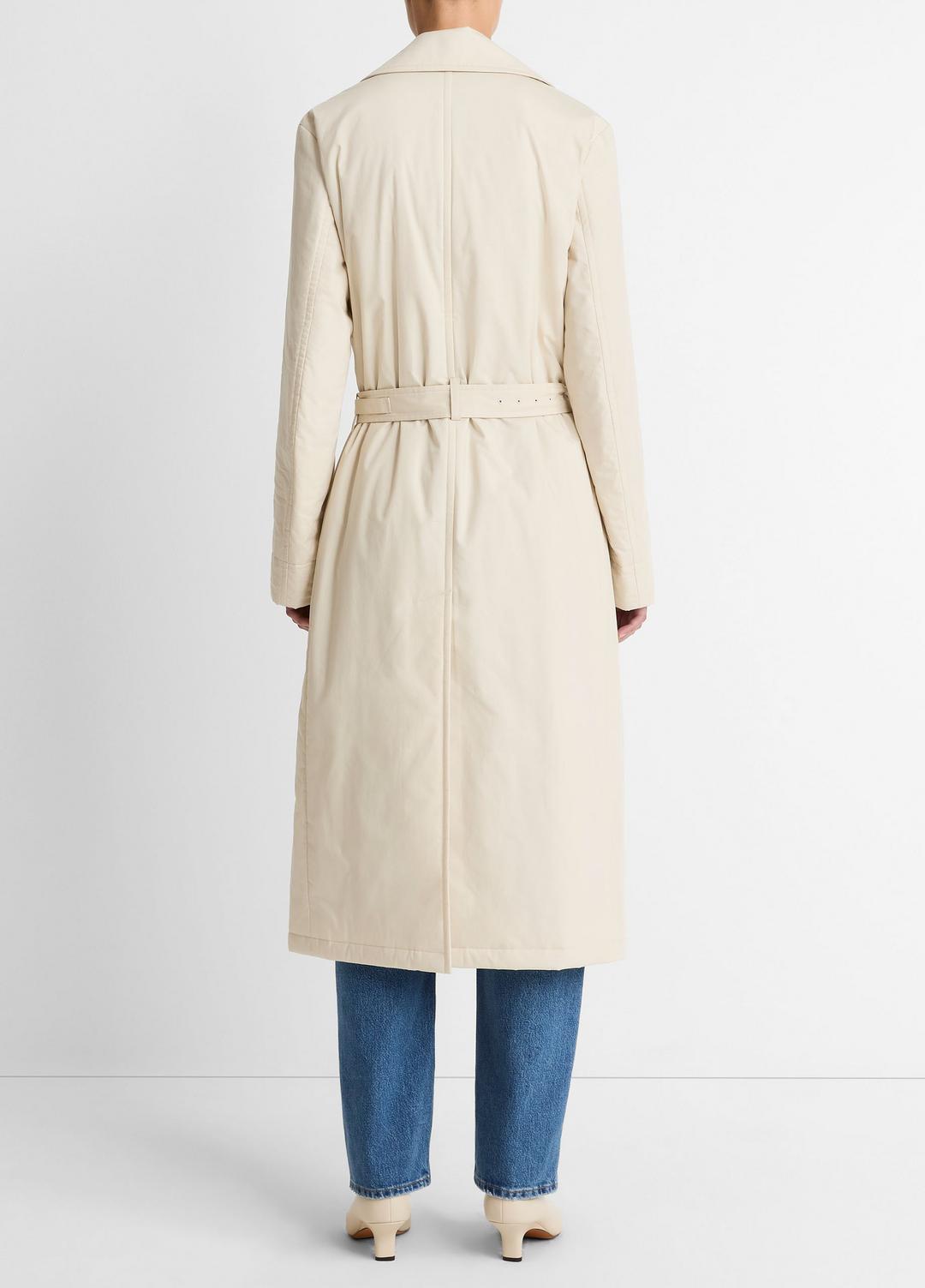 Padded Cotton Long Coat in Coats