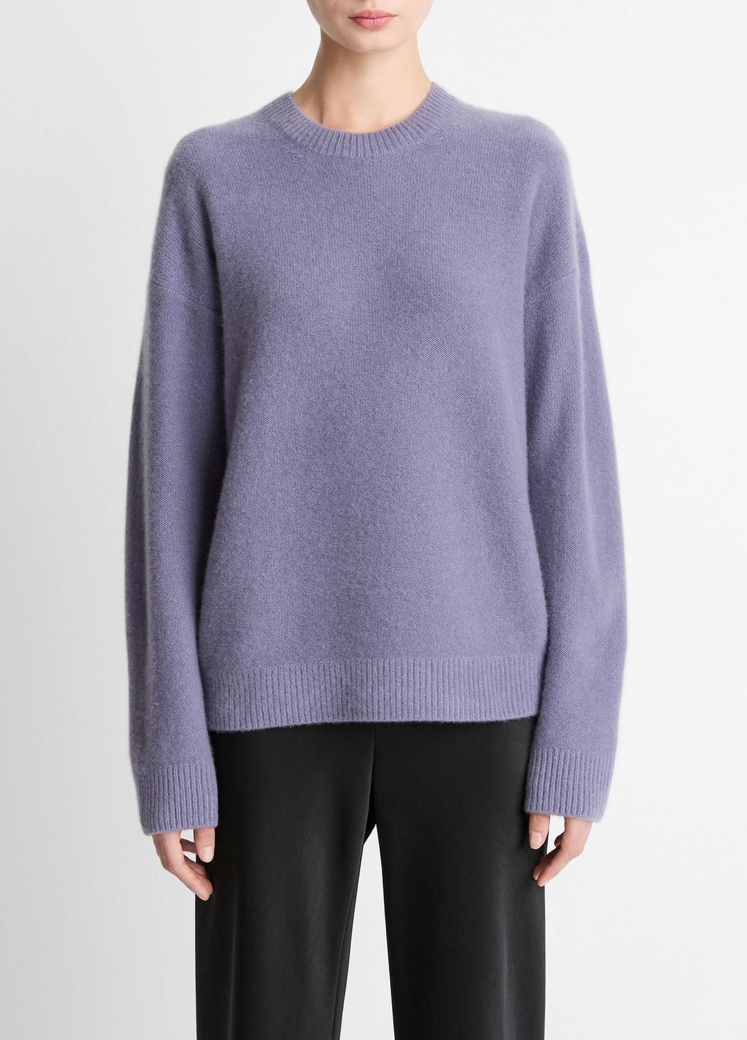 Plush Cashmere Crew Neck Sweater in Crew Neck