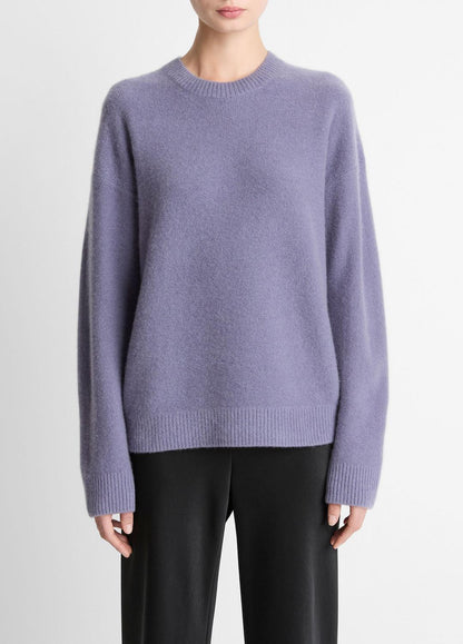 Plush Cashmere Crew Neck Sweater in Crew Neck