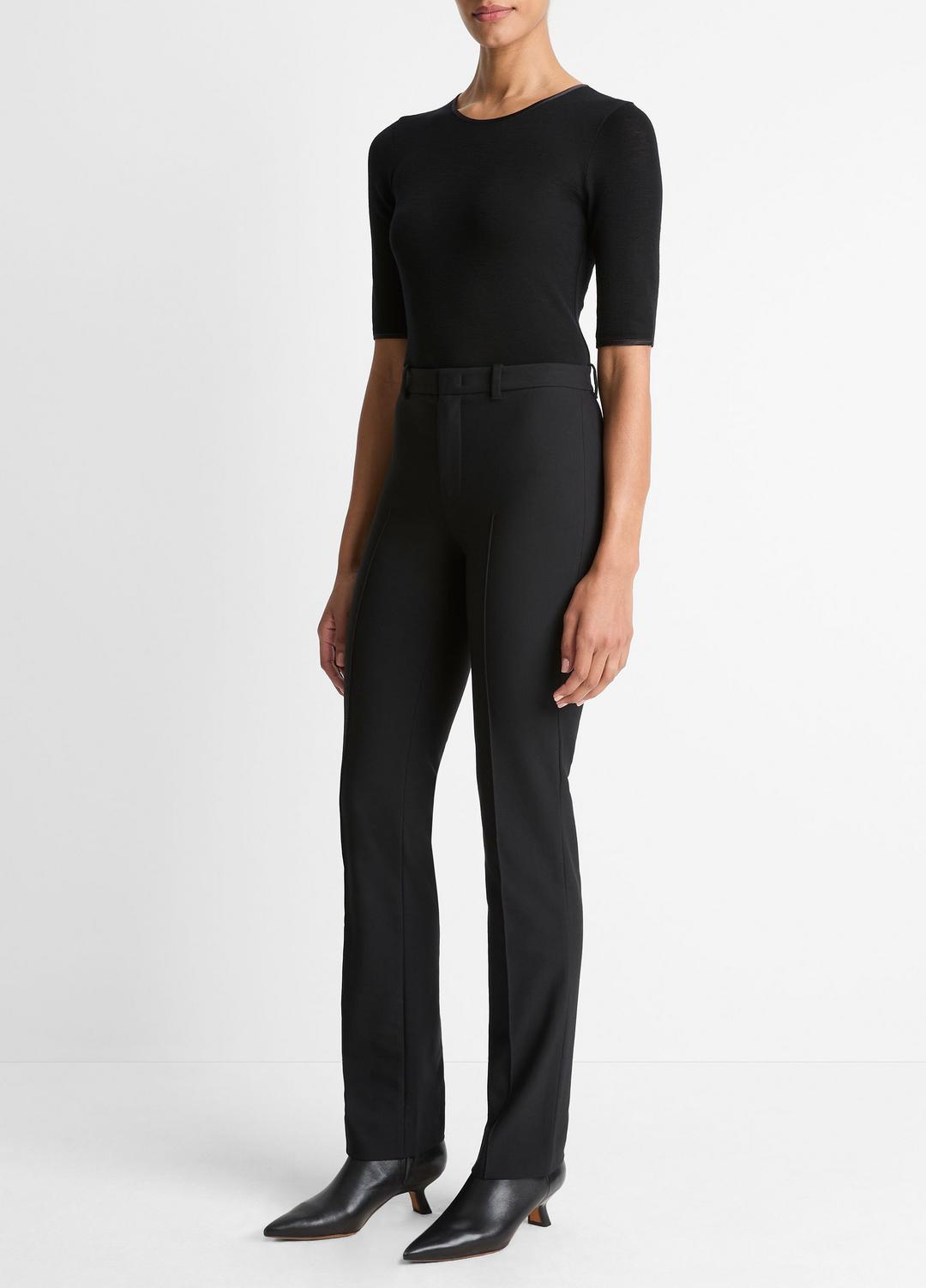 Cotton-Blend Slim Cigarette Pant in Trousers
