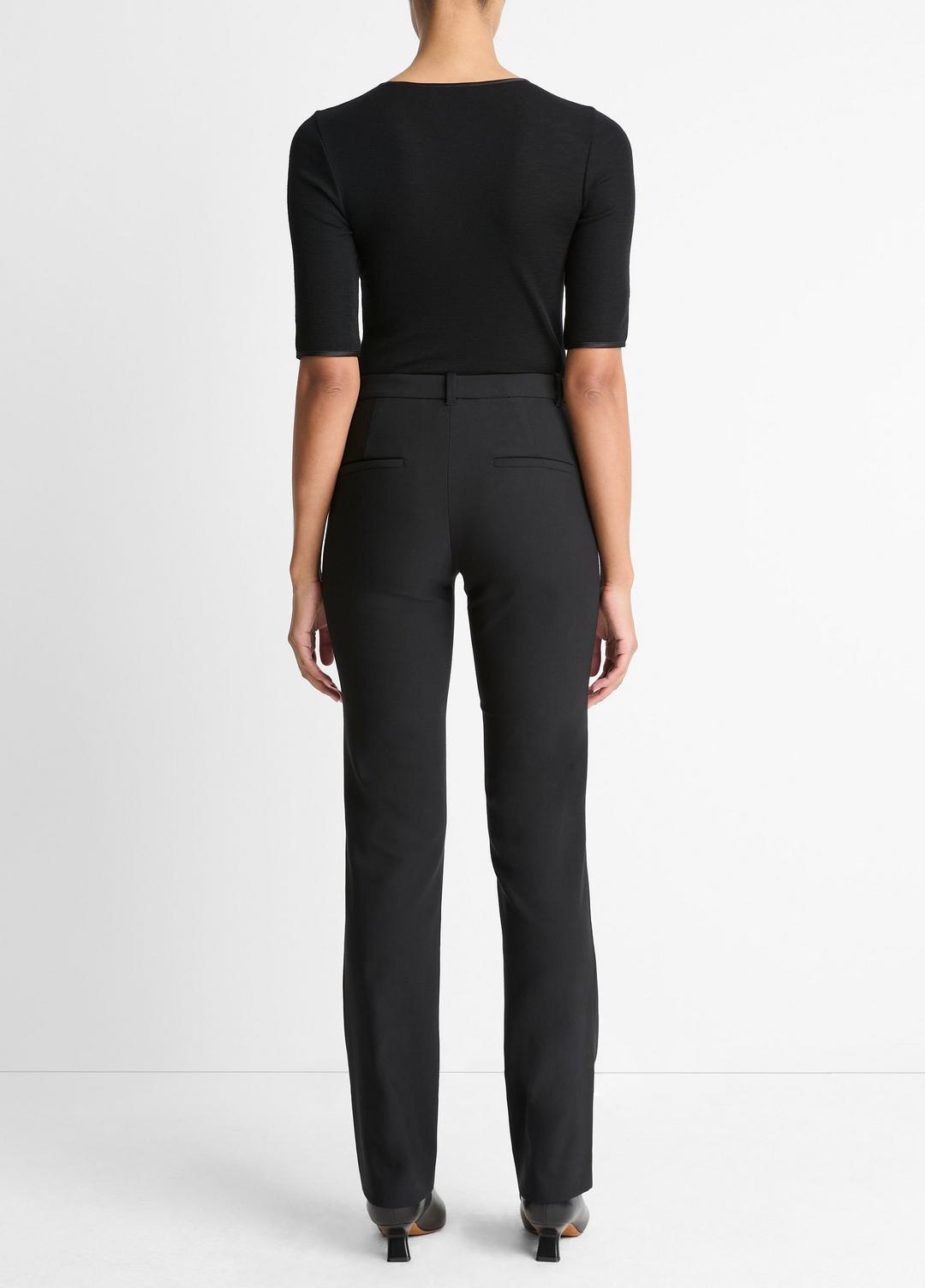 Cotton-Blend Slim Cigarette Pant in Trousers