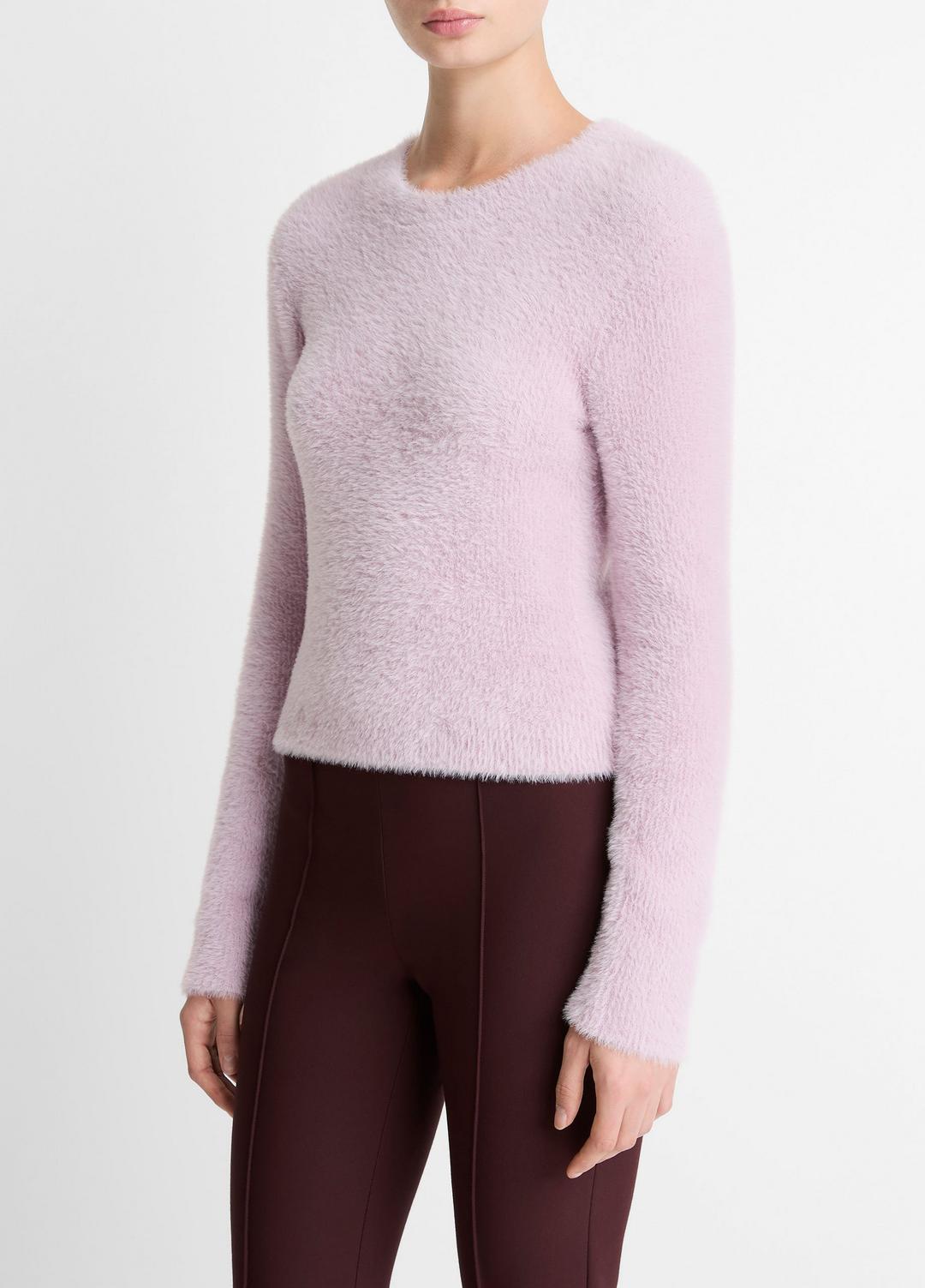 Eyelash Crew Neck Sweater in Crew Neck