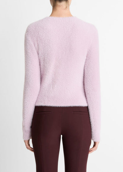 Eyelash Crew Neck Sweater in Crew Neck