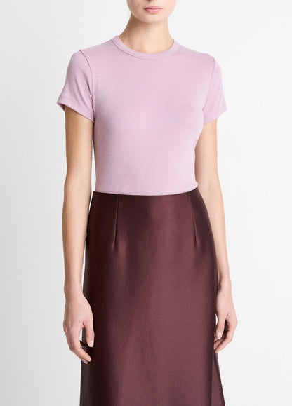 Pima Cotton-Blend '90s Shrunken T-Shirt in Short Sleeve