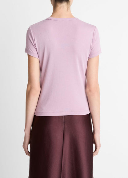 Pima Cotton-Blend '90s Shrunken T-Shirt in Short Sleeve