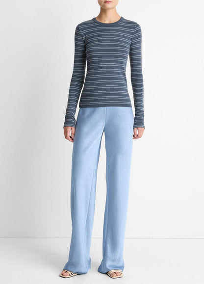 Striped Pima Cotton-Blend Long-Sleeve T-Shirt in Long Sleeve