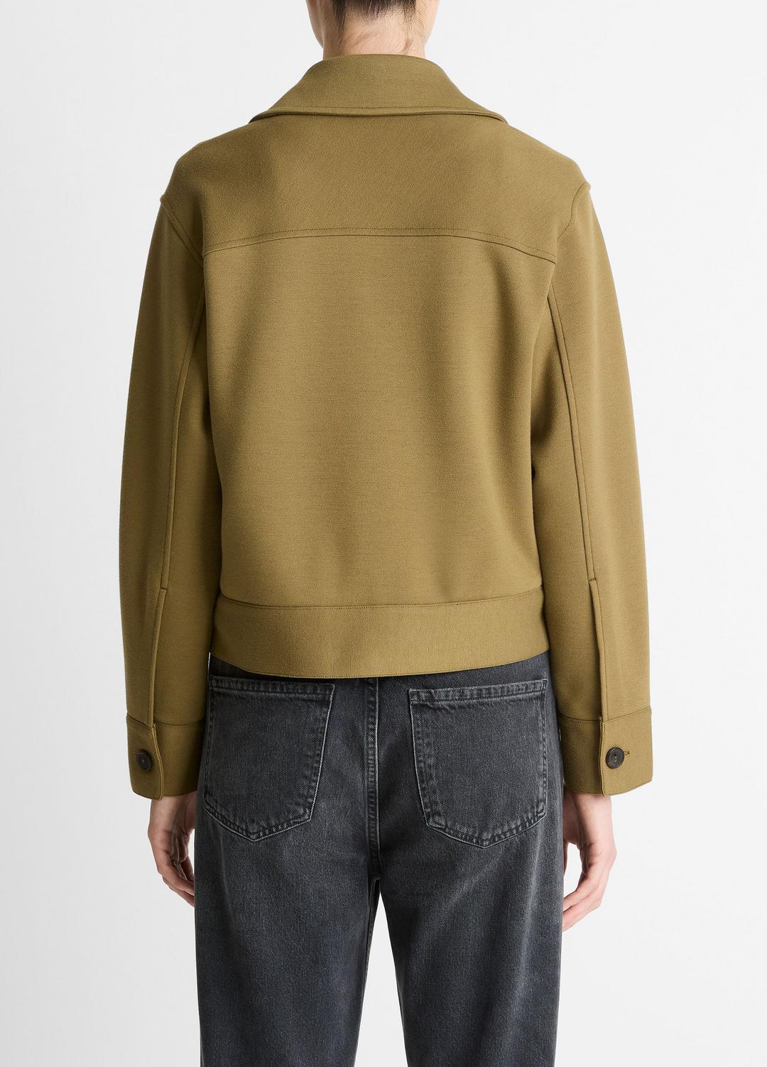 Double-Face Cropped Jacket in Jackets