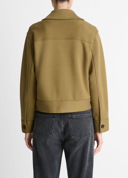 Double-Face Cropped Jacket in Jackets