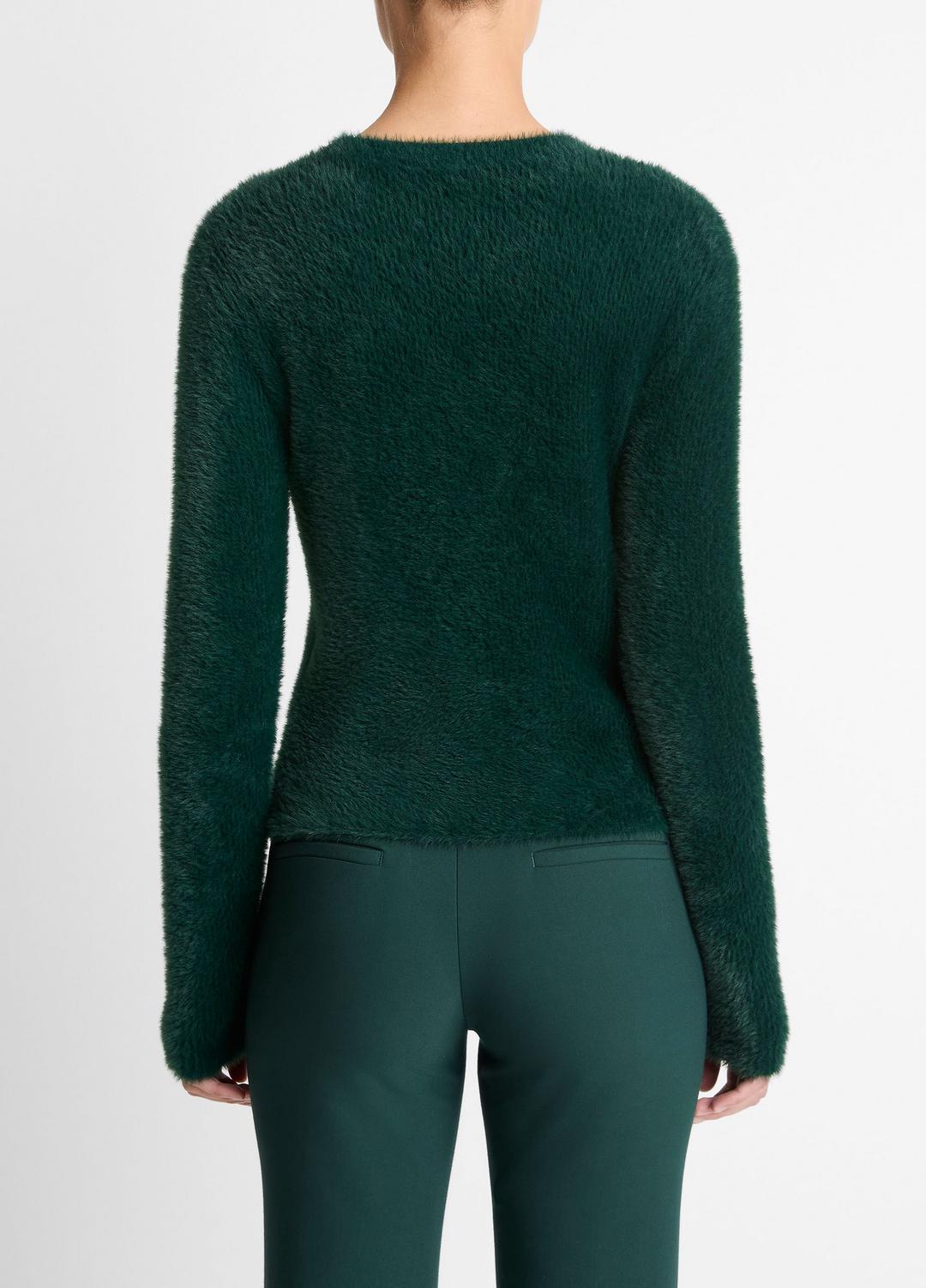 Eyelash Crew Neck Sweater in Crew Neck