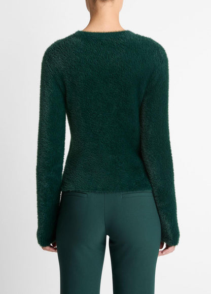 Eyelash Crew Neck Sweater in Crew Neck