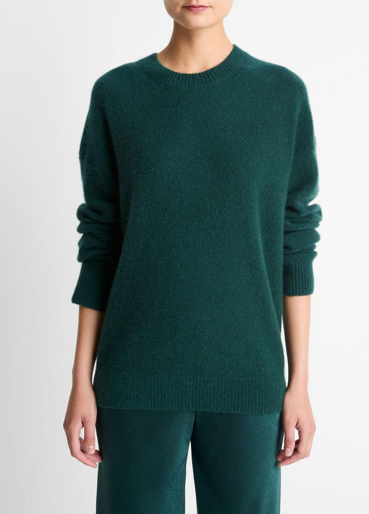 Plush Cashmere Crew Neck Sweater in Crew Neck