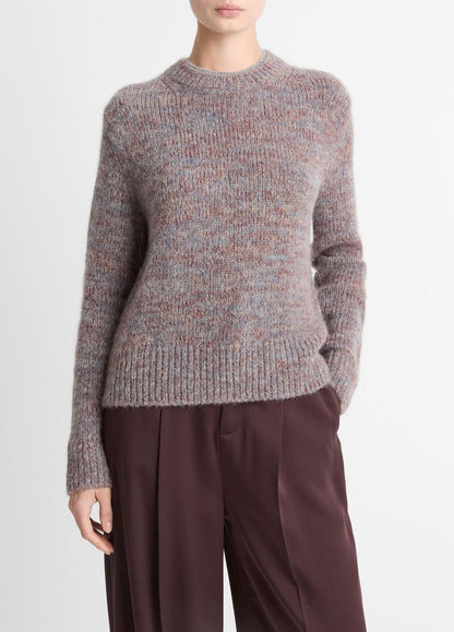 Marled Crew Neck Sweater in Crew Neck