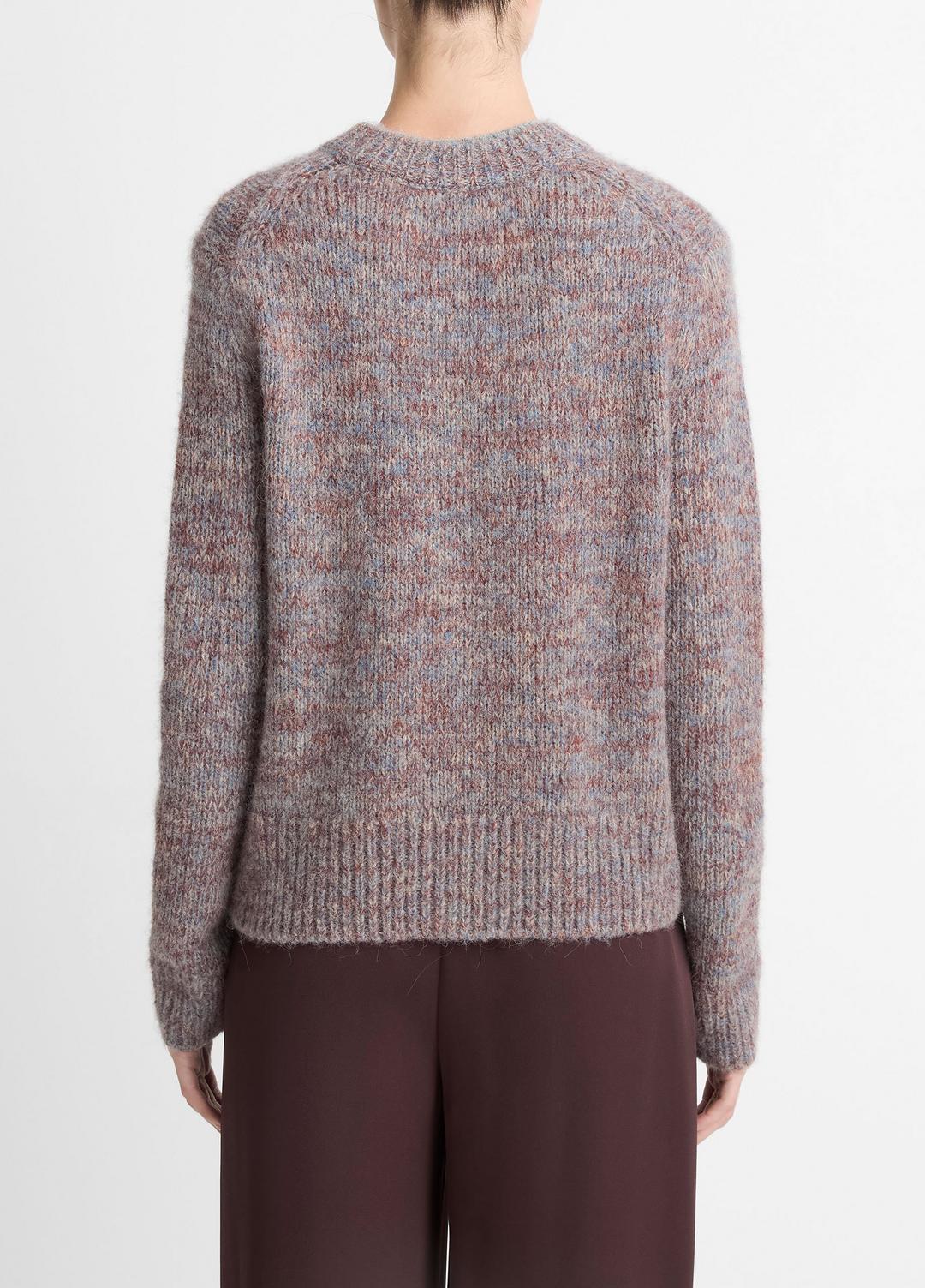 Marled Crew Neck Sweater in Crew Neck