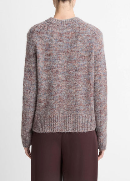 Marled Crew Neck Sweater in Crew Neck