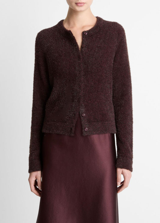 Metallic Eyelash Cardigan in Cardigans