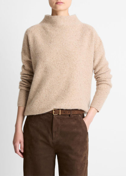Donegal Cashmere Funnel-Neck Sweater in Turtleneck