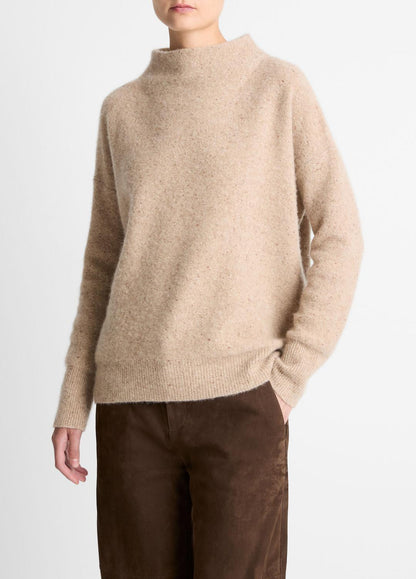 Donegal Cashmere Funnel-Neck Sweater in Turtleneck
