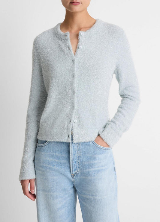 Metallic Eyelash Cardigan in Cardigans