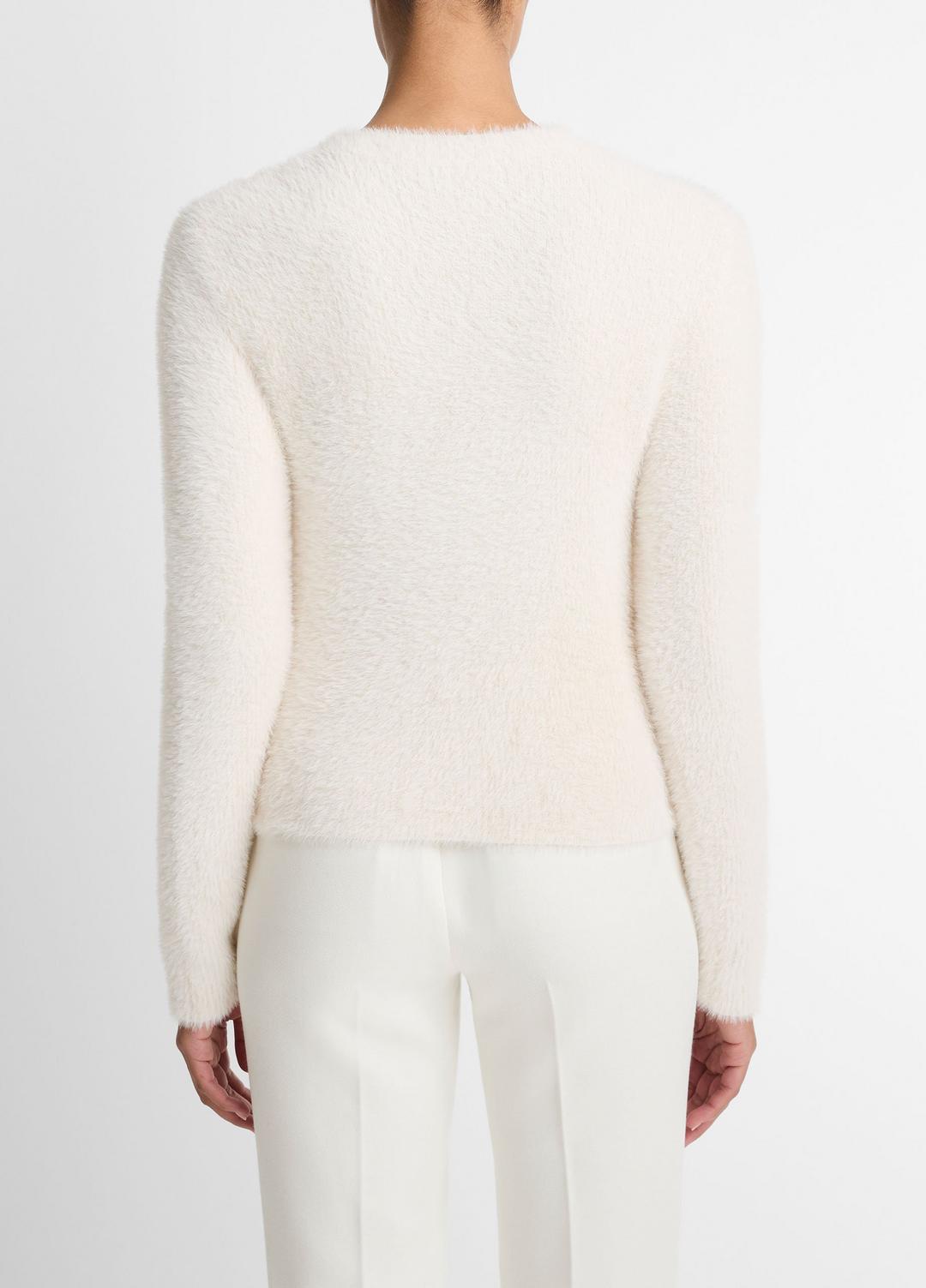 Eyelash Crew Neck Sweater in Crew Neck