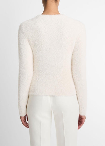 Eyelash Crew Neck Sweater in Crew Neck