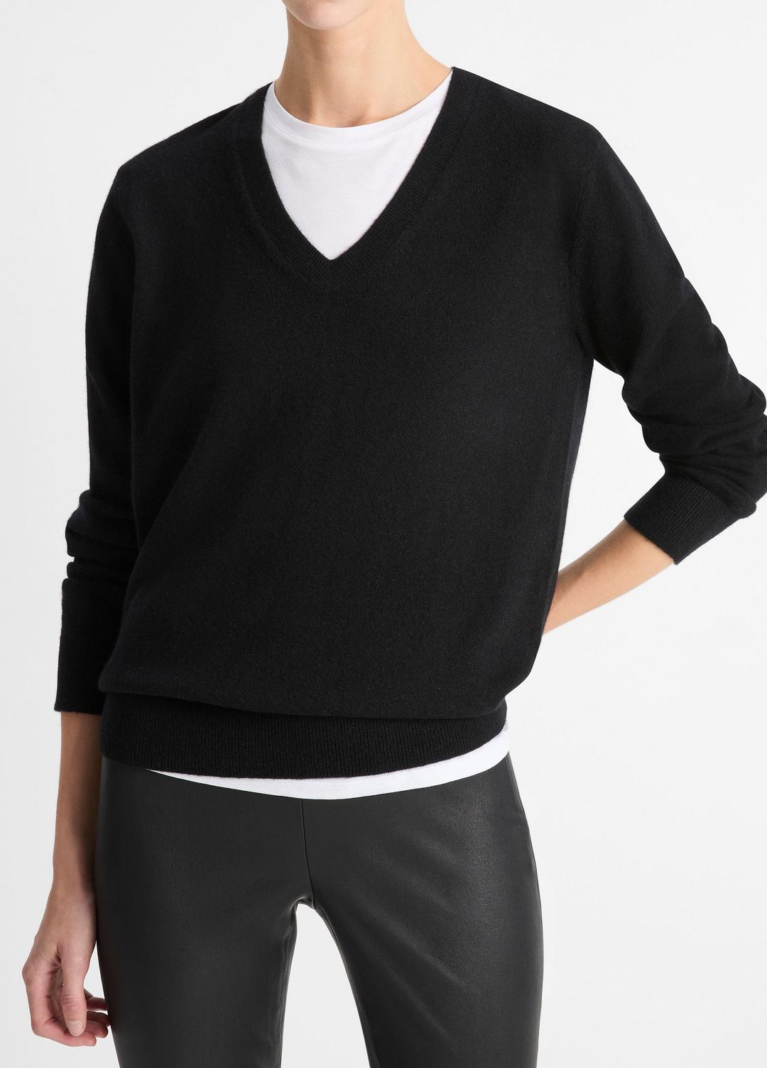 Cashmere Weekend V-Neck Sweater in V-Neck