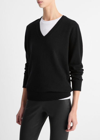 Cashmere Weekend V-Neck Sweater in V-Neck