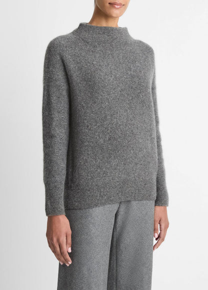 Donegal Cashmere Funnel-Neck Sweater in Turtleneck