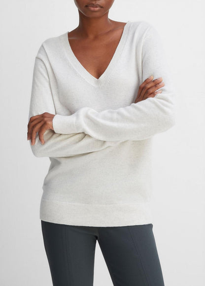 Cashmere Weekend V-Neck Sweater in V-Neck