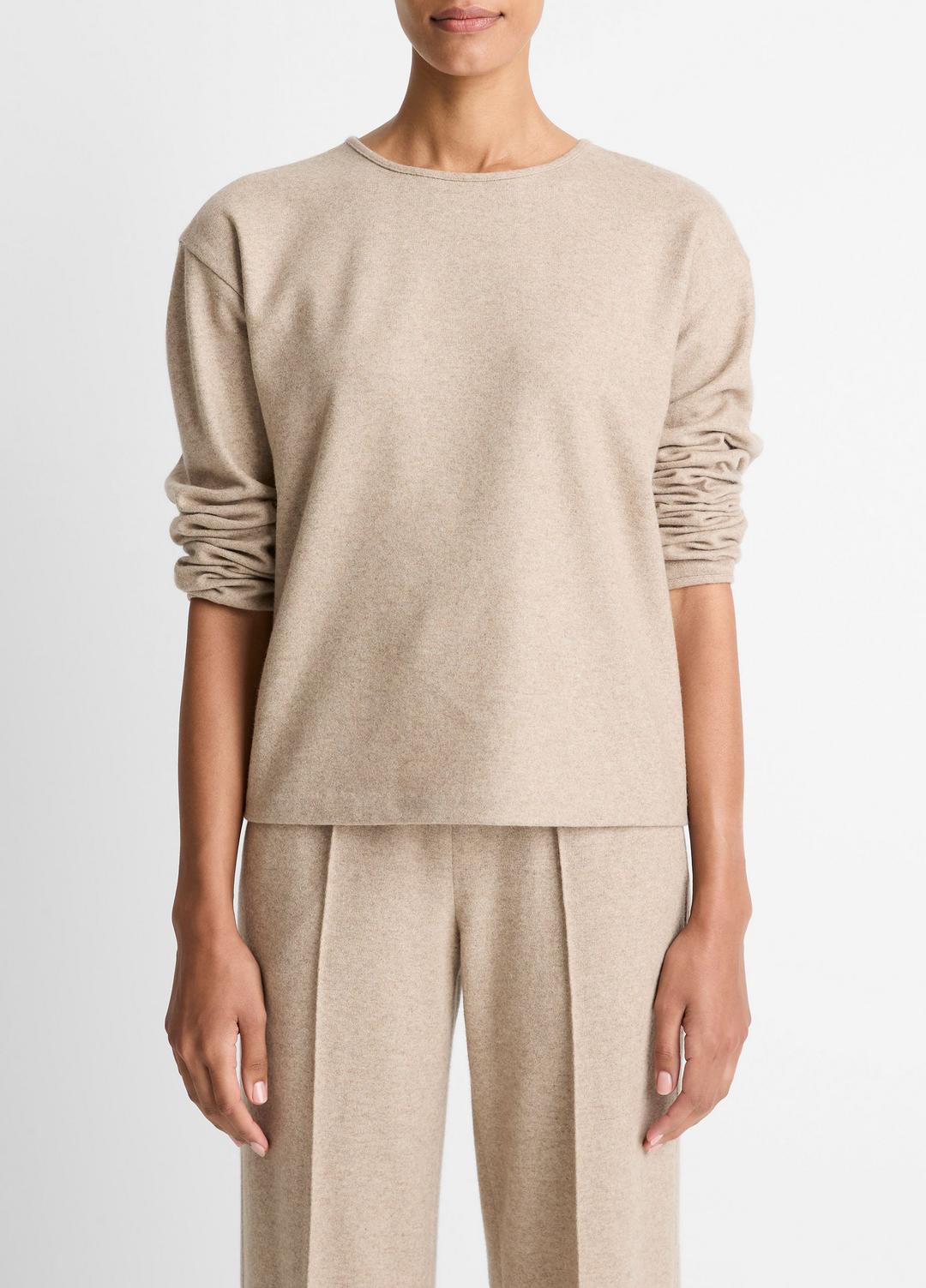 Italian Wool-Blend Lounge Pullover in Sweatshirts & Hoodies