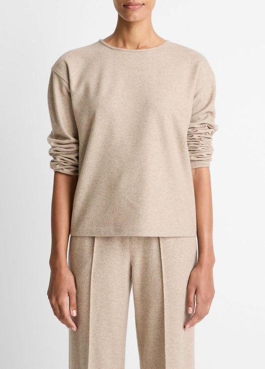 Italian Wool-Blend Lounge Pullover in Sweatshirts & Hoodies