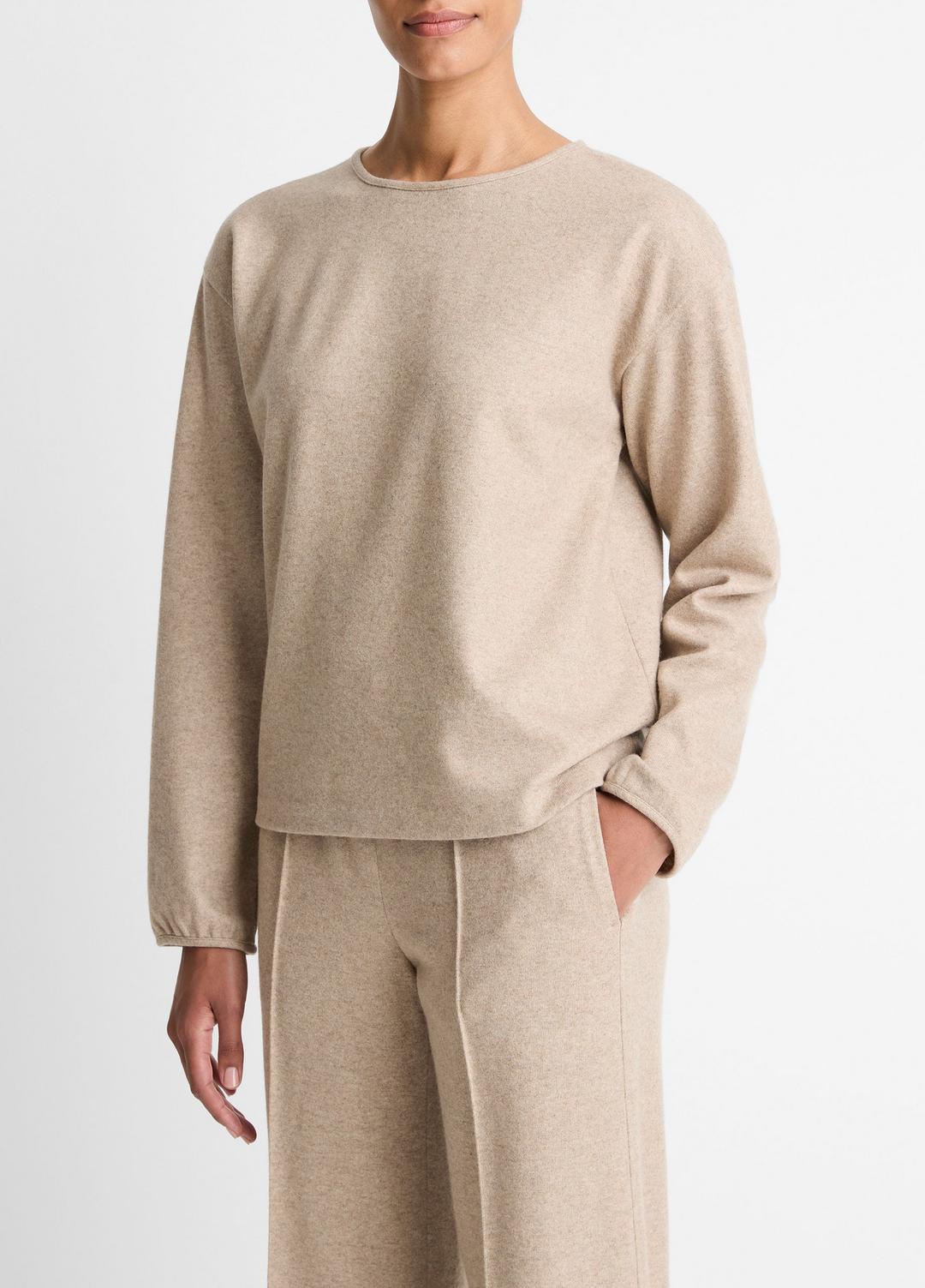 Italian Wool-Blend Lounge Pullover in Sweatshirts & Hoodies